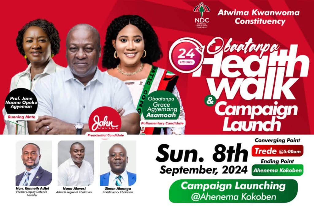 Election 2024:GHANAIANS NEED NDC BACK TO PUT SMILE ON THEIR FACES-GRACE ASAMOAH AGYEMANG