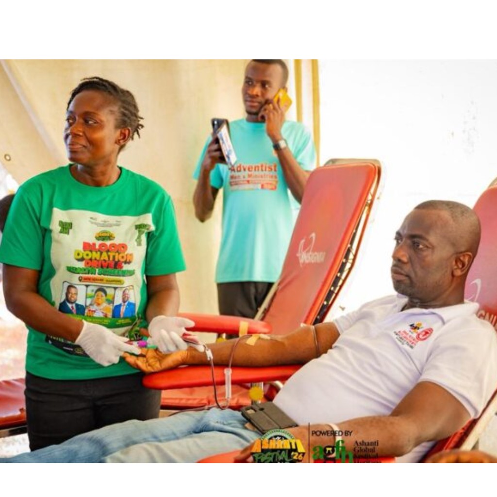 MTN Ghana Mobilises Mampong Residents, Secures 90 Pints of Blood to Boost Healthcare