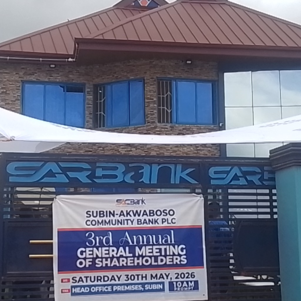 SUBIN-AKWABOSO COMMUNITY BANK POSTS IMPRESSIVE 41% CAPITAL ADEQUACY RATIO, STRENGTHENING FINANCIAL RESILIENCE