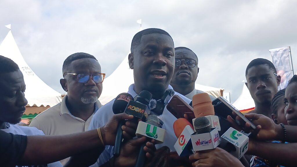 TANO NORTH MP PRESENTS 84 COCOA SPRAYING MACHINES TO FARMERS
